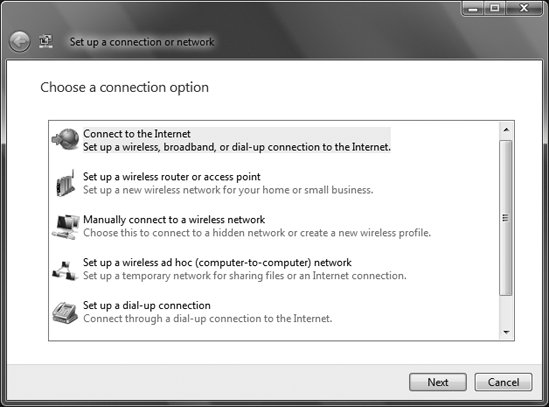 Create Dial Up Connection In Vista