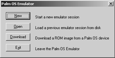 palm os emulator tutorial