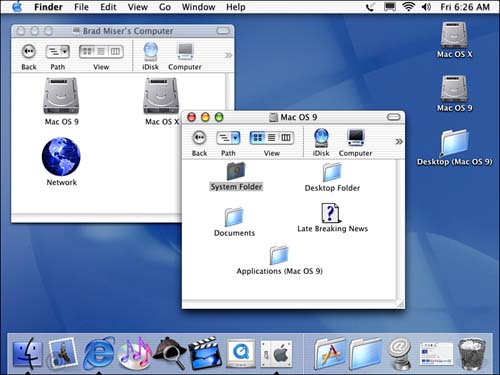 how to get classic environment on mac os x